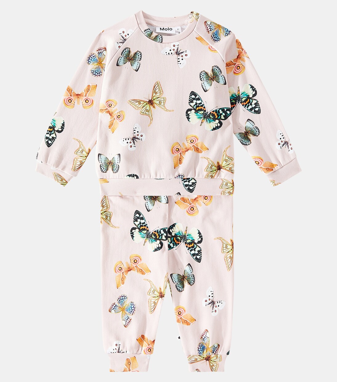 Baby Simeon sweatshirt and sweatpants set | Molo