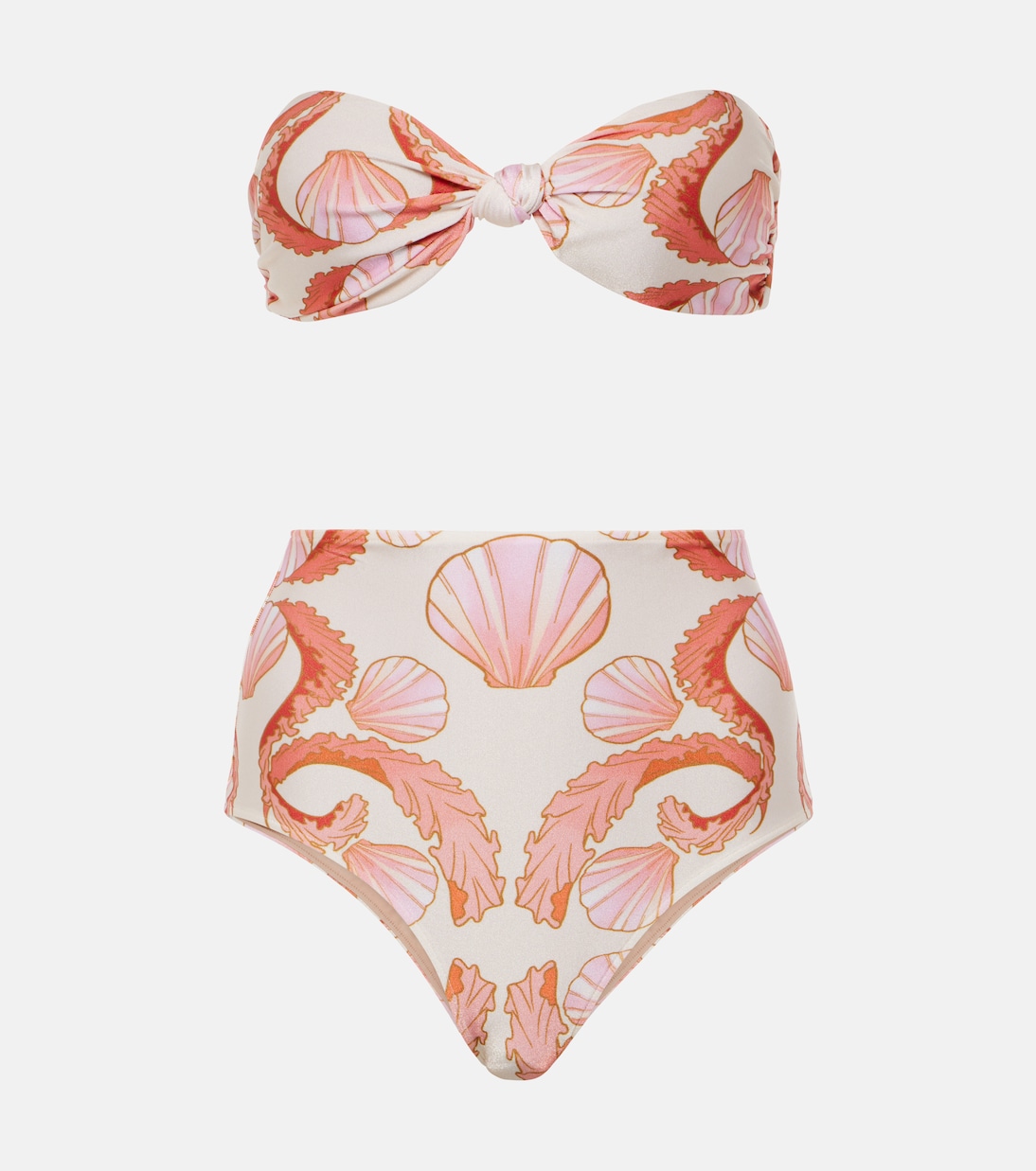 Bikini Seashell à taille haute | Adriana Degreas