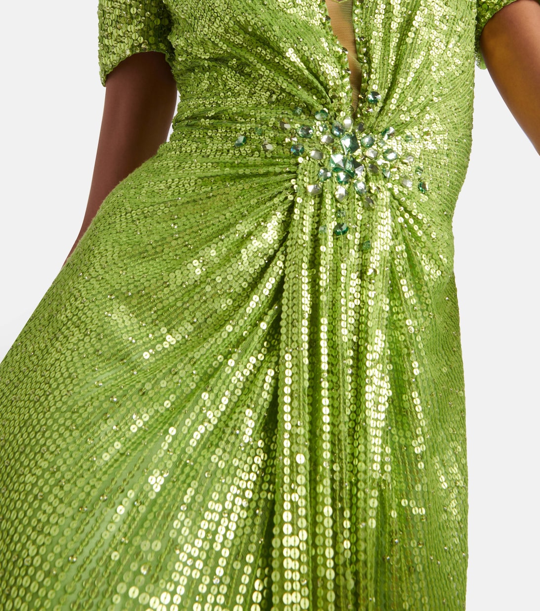 Abito lungo Momoka con paillettes | Jenny Packham