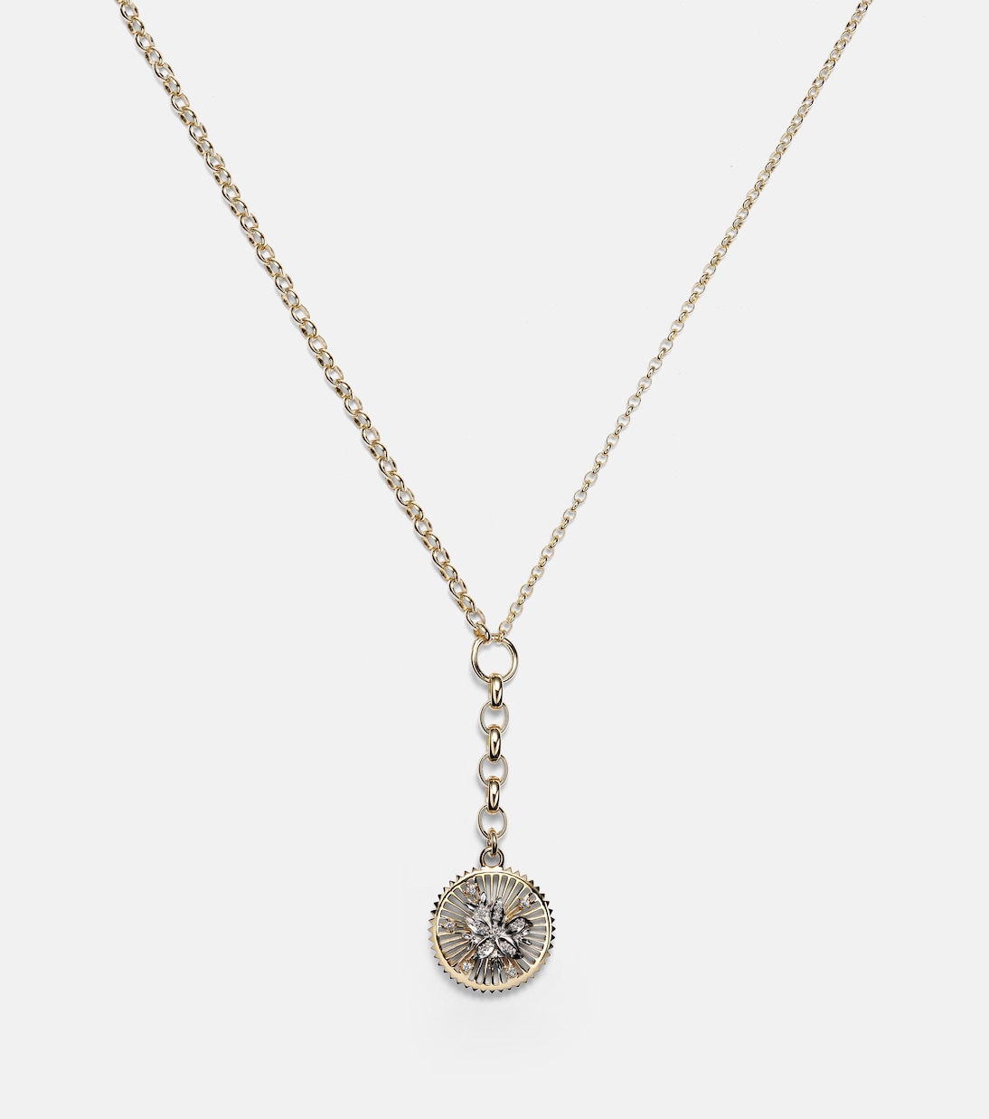 Halskette Resilience Medium aus 18kt Gelbgold mit Diamanten | FoundRae