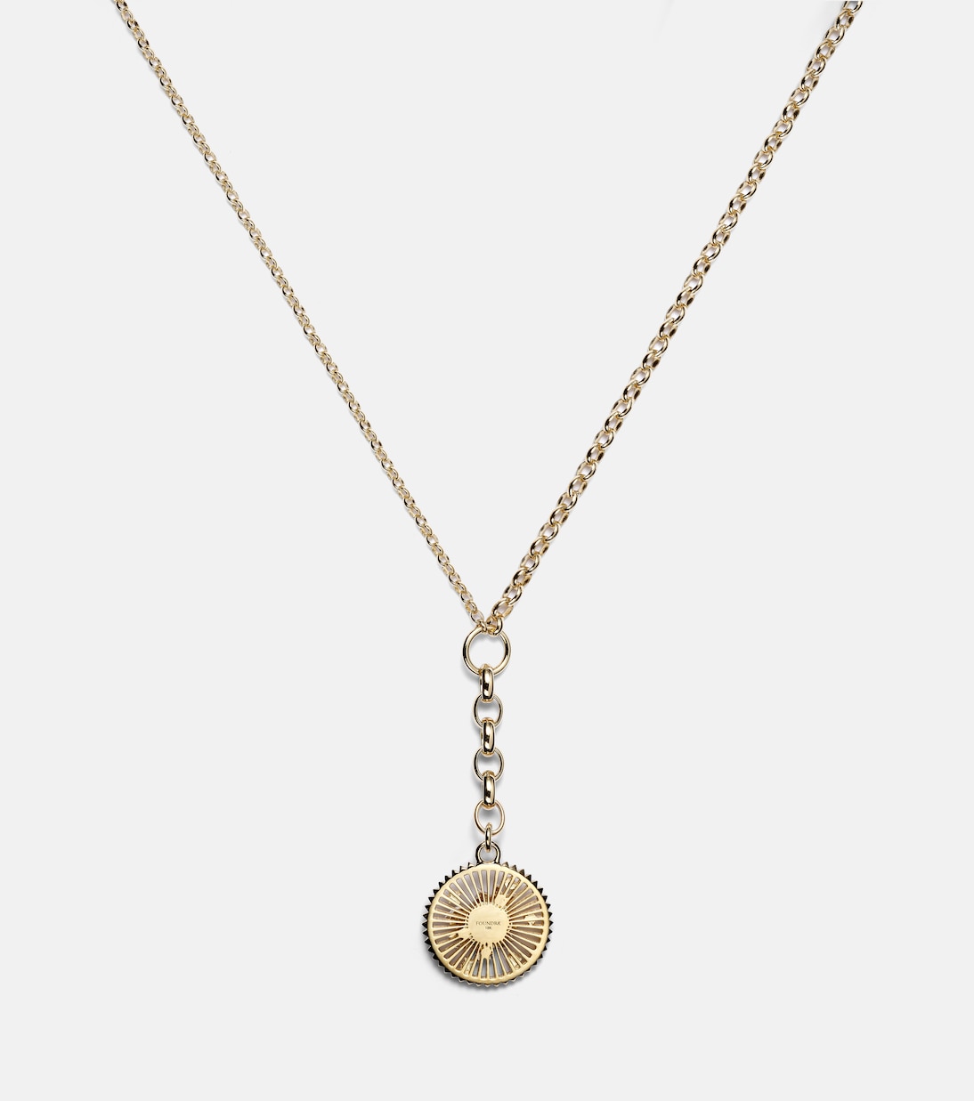 Halskette Resilience Medium aus 18kt Gelbgold mit Diamanten | FoundRae