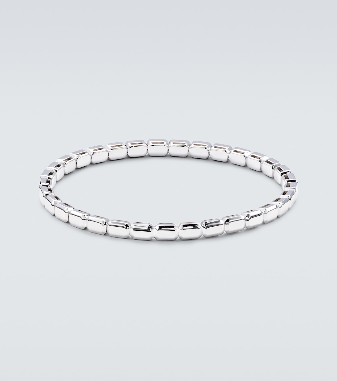 18kt white gold bracelet with sapphires and diamonds | Shay Jewelry