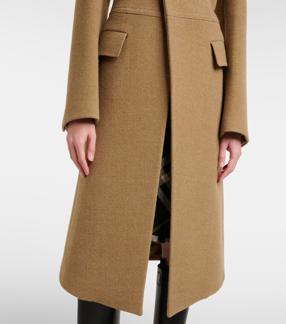 Single-breasted wool coat | Burberry