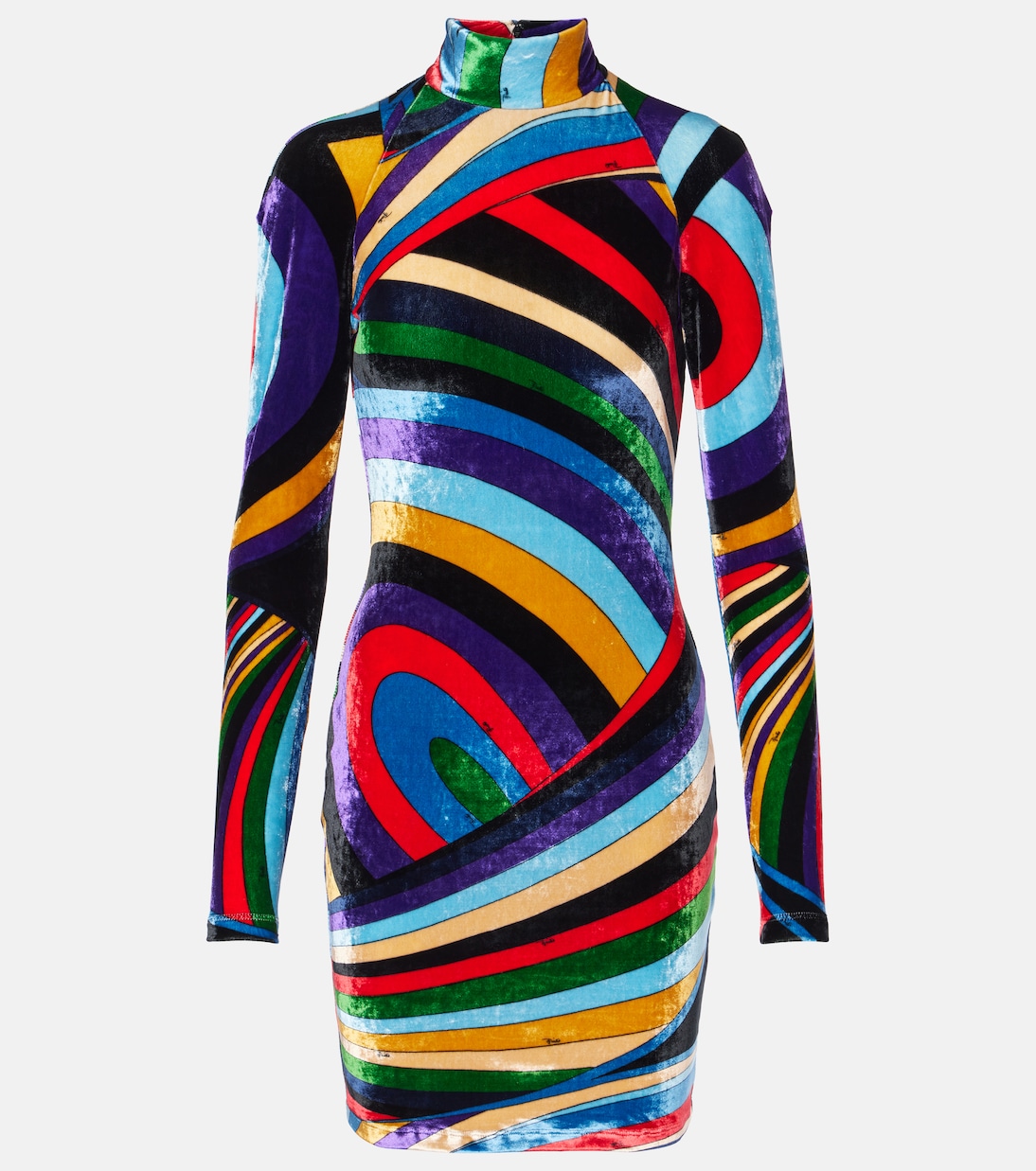 Iride velvet minidress | Pucci