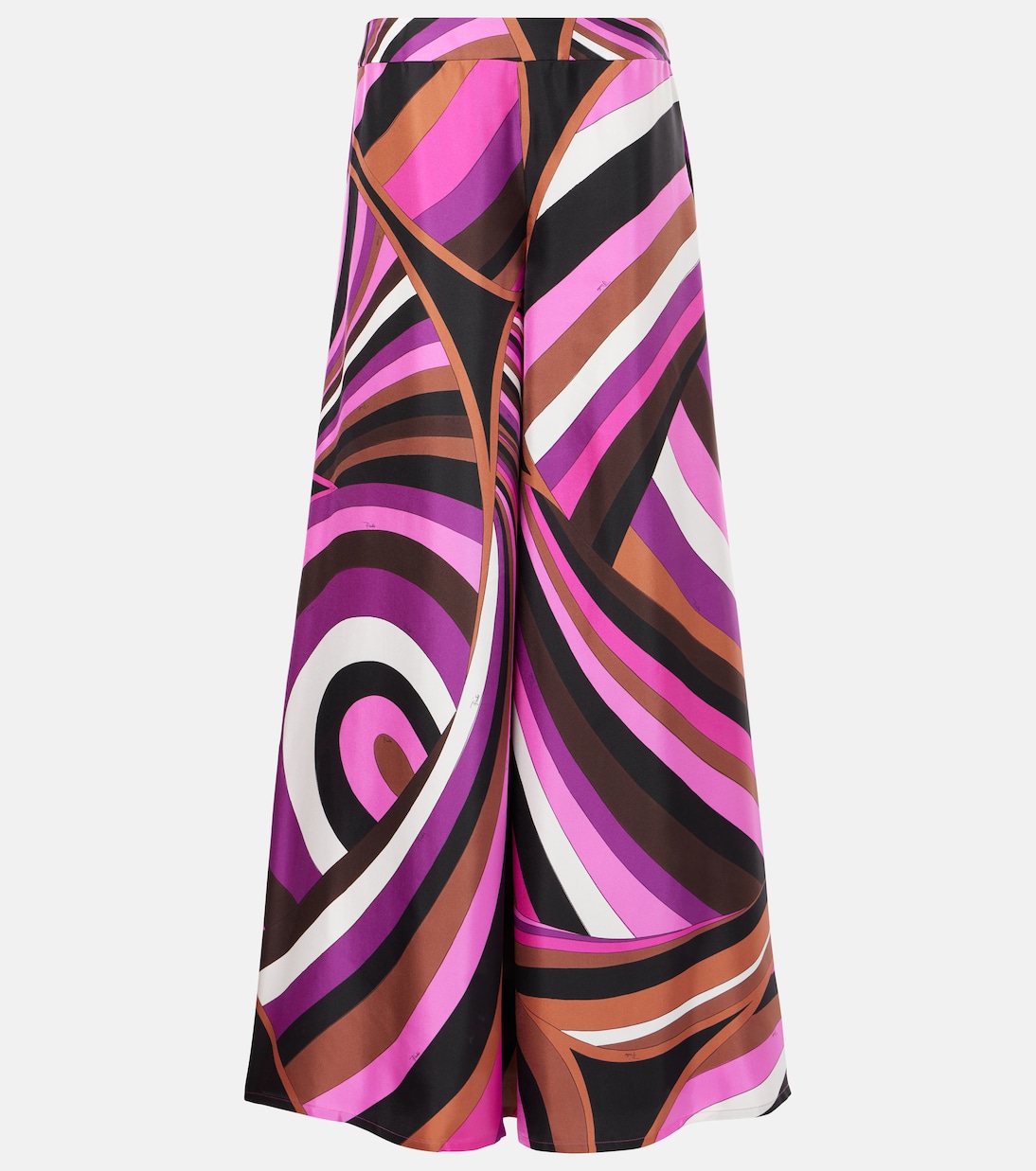 Iride printed silk twill palazzo pants | Pucci