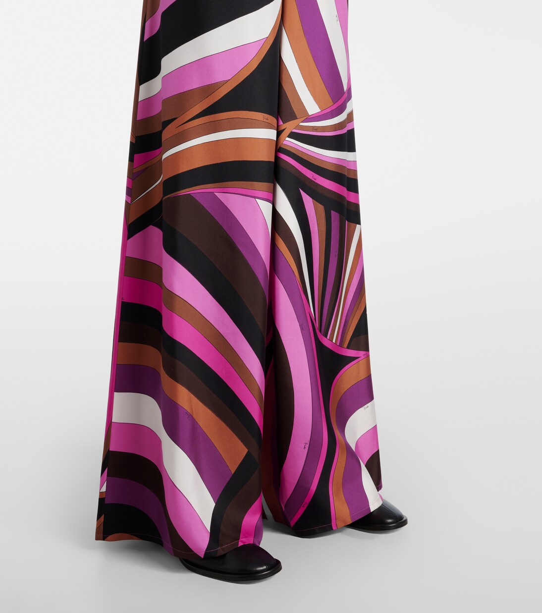 Iride printed silk twill palazzo pants | Pucci