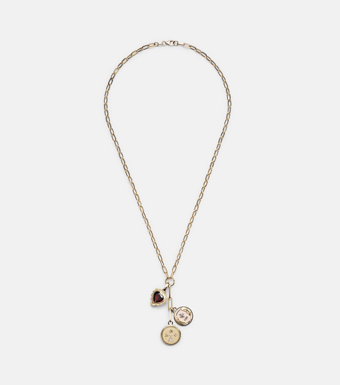 Love, Dream & Vivacity 18kt gold necklace with diamonds | FoundRae