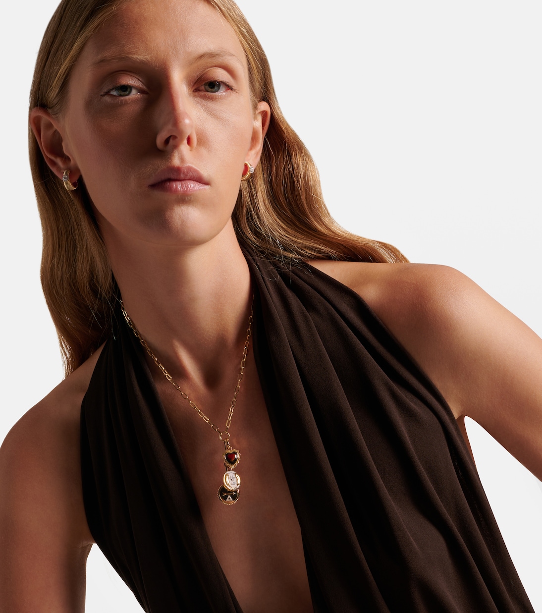 Love, Dream & Vivacity 18kt gold necklace with diamonds | FoundRae