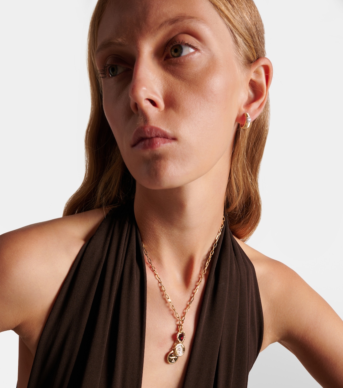 Love, Dream & Vivacity 18kt gold necklace with diamonds | FoundRae