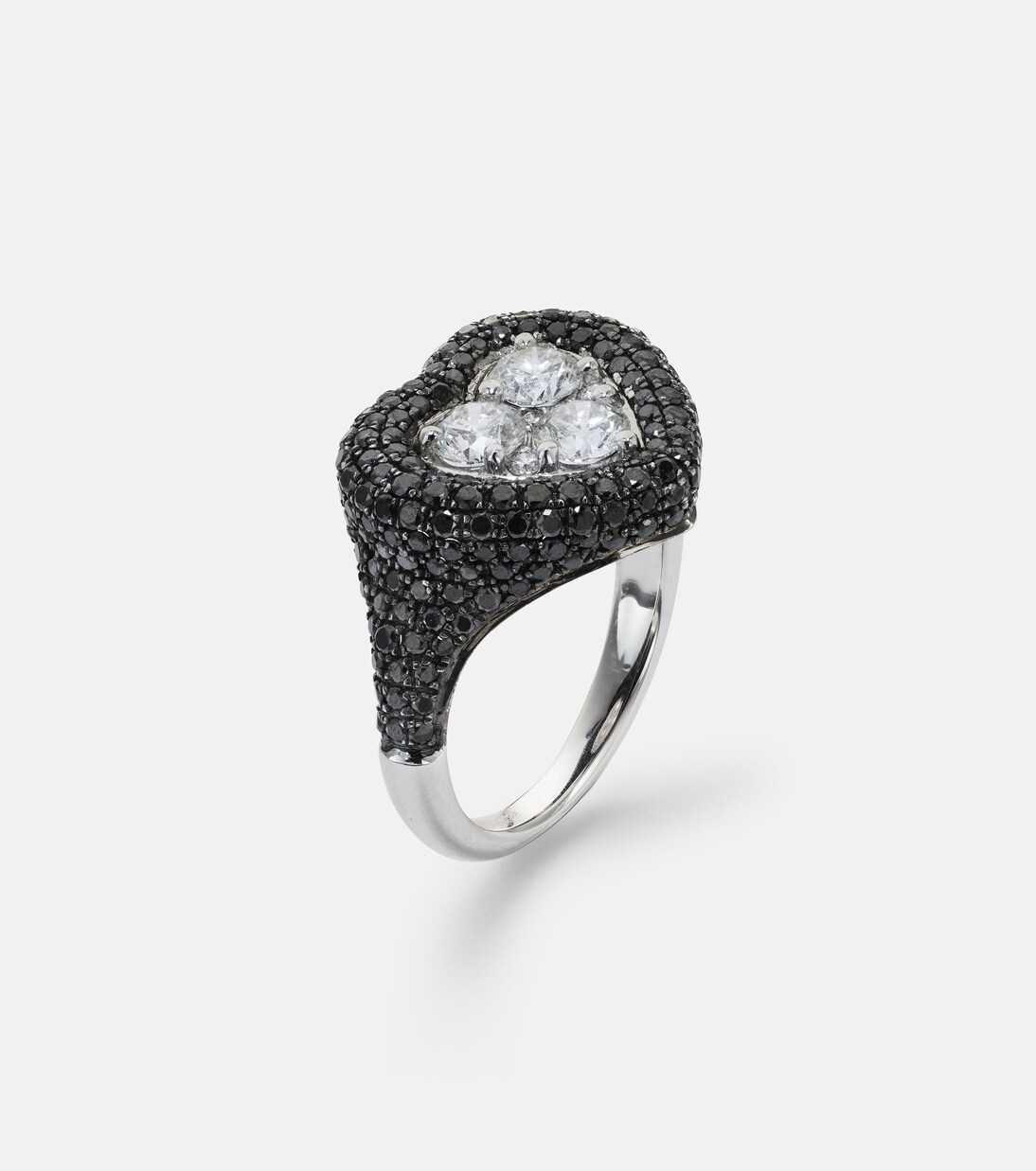 Ring Manaal aus 18kt Weißgold mit Diamanten | Kamyen