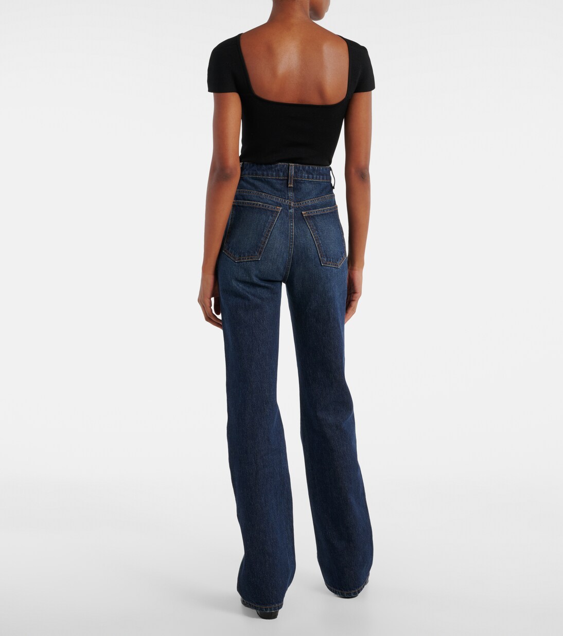 Danielle high-rise straight jeans | Khaite