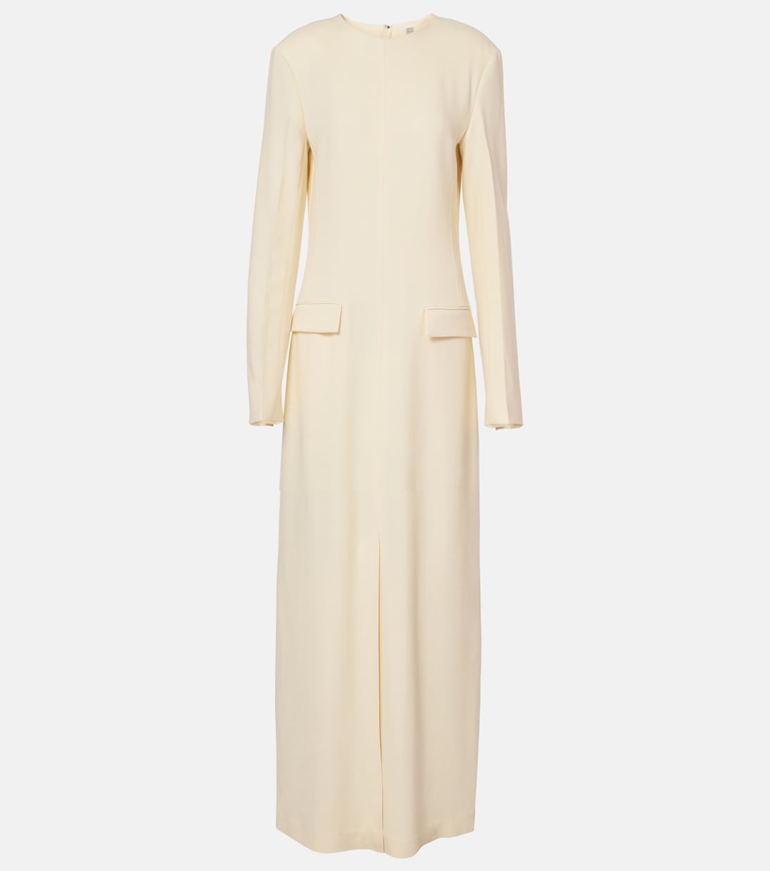 Maxikleid Pocket aus Crêpe | Toteme