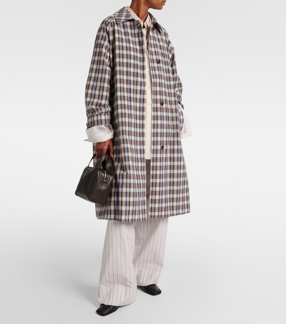 Ballerinas Sqaure aus Leder | The Row