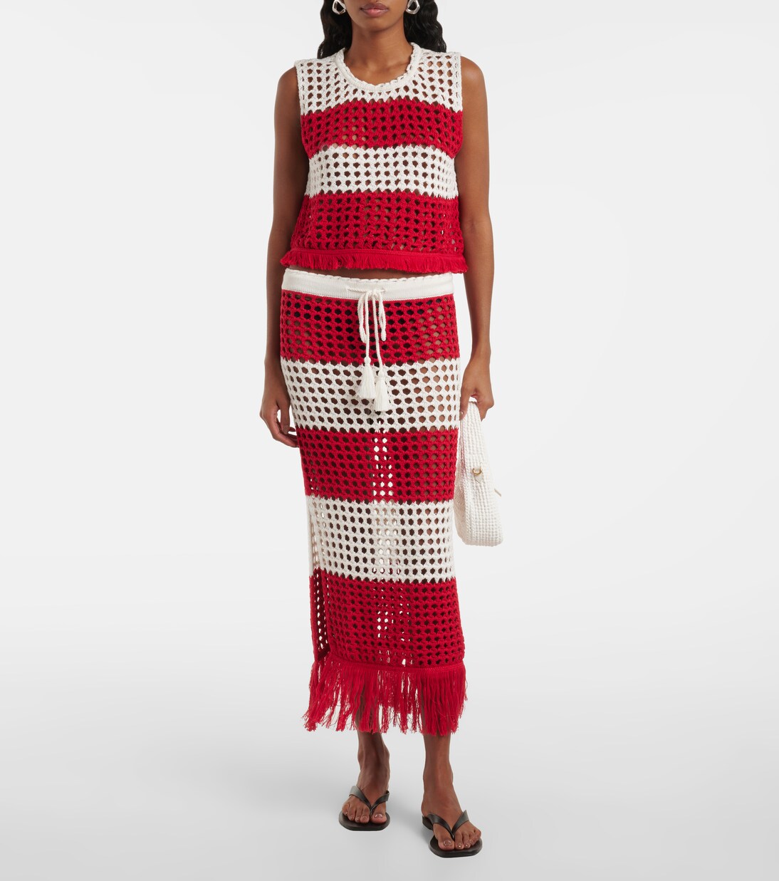 Gilet rayé en coton | Farm Rio