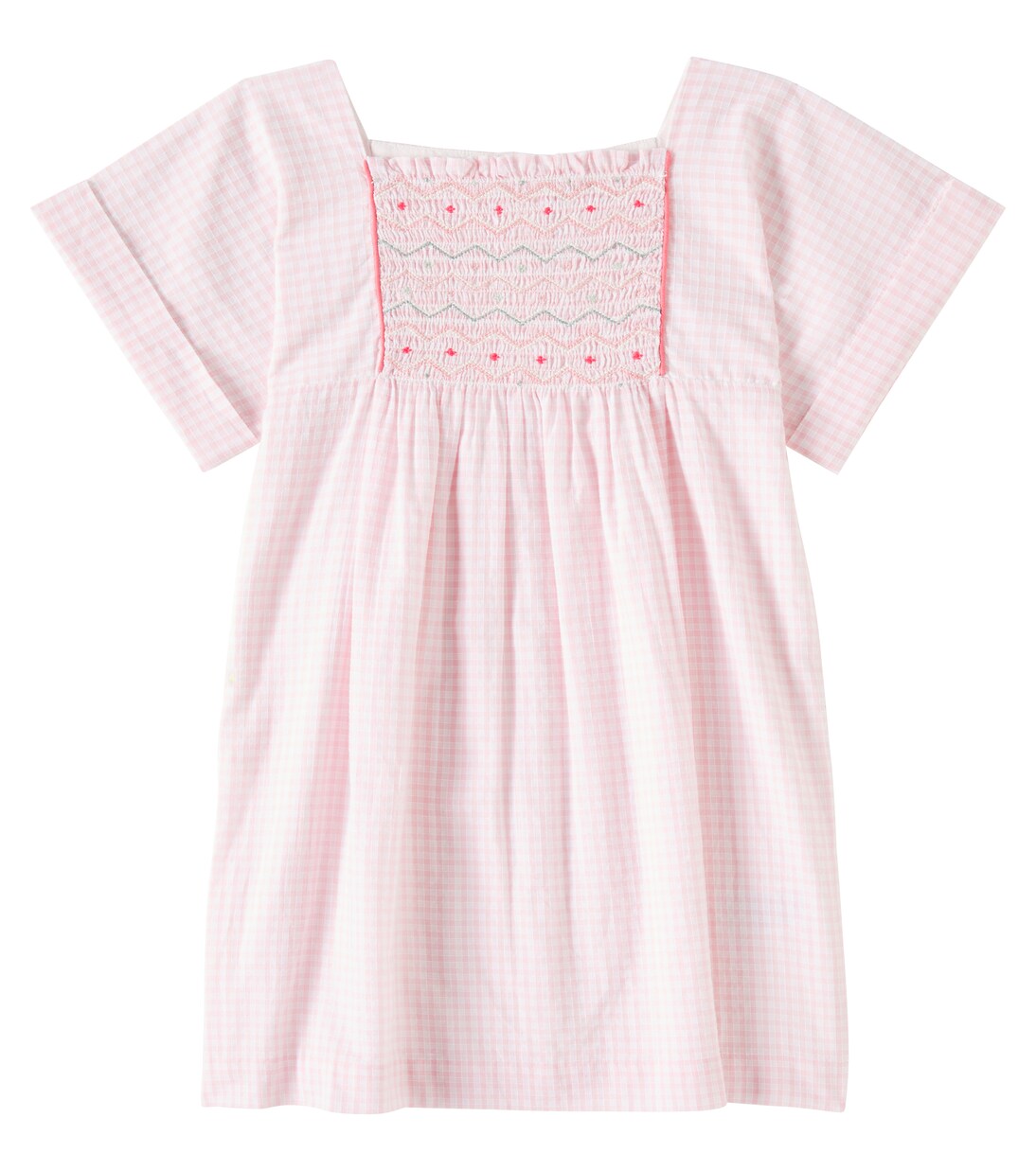 Paysanne smocked cotton dress | Bonpoint