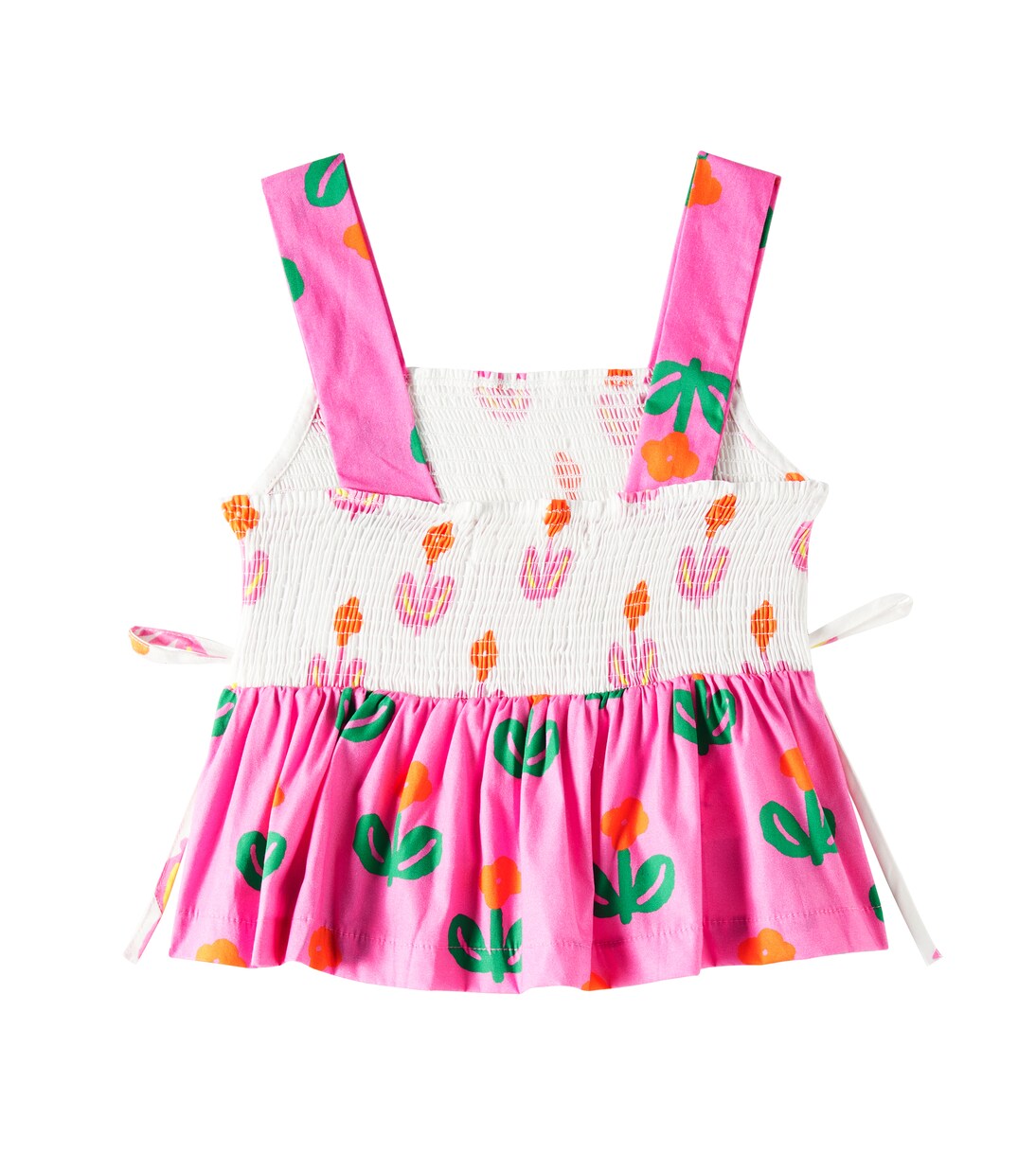 Flor Singela shirred cotton top | Fábula