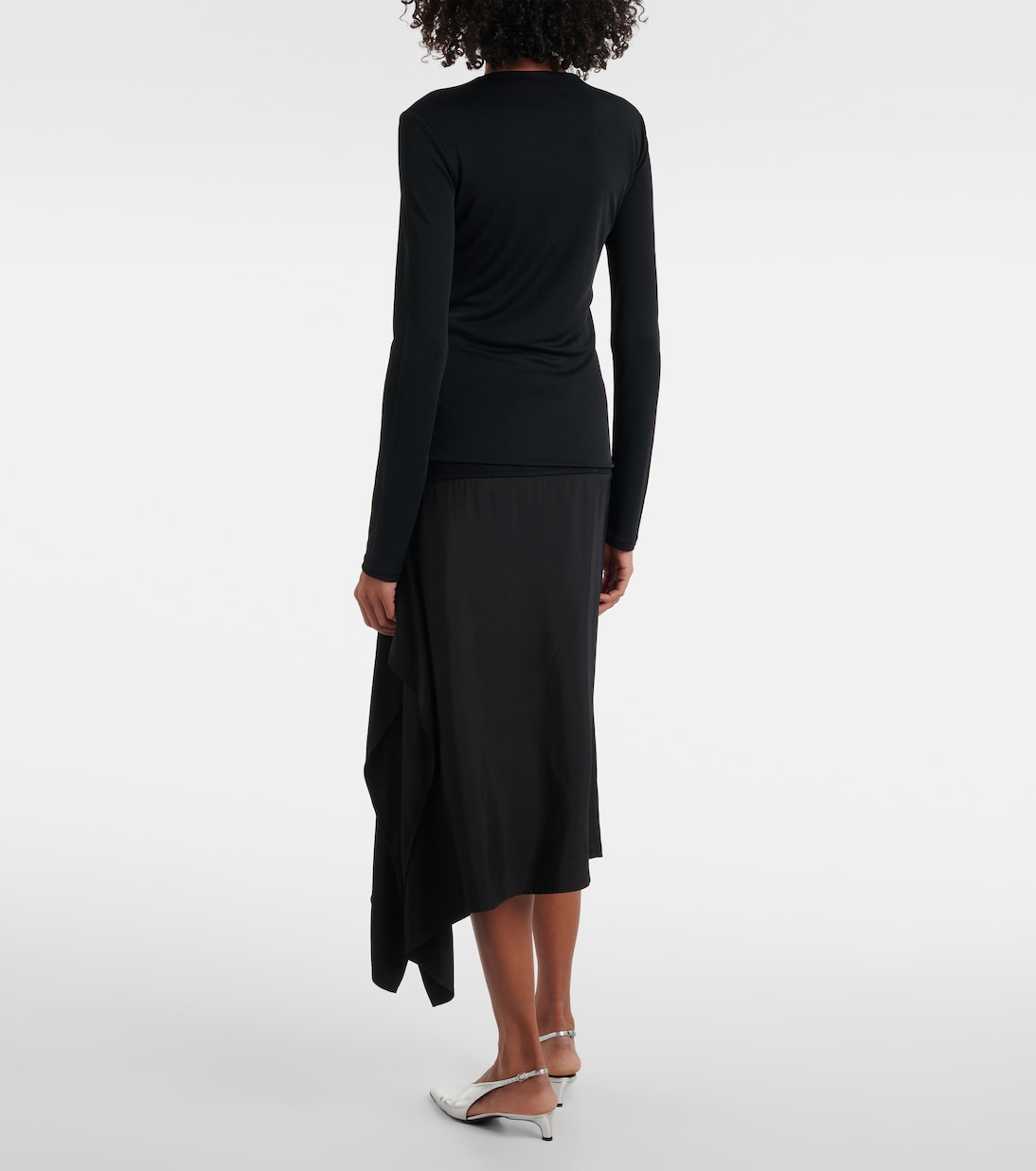 Longsleeve aus Jersey | Jil Sander