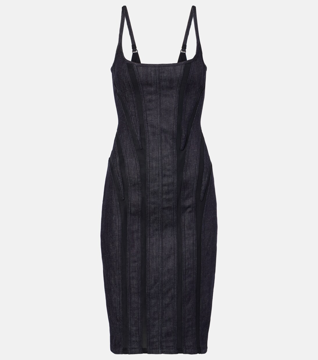 Robe midi en jean | Mugler