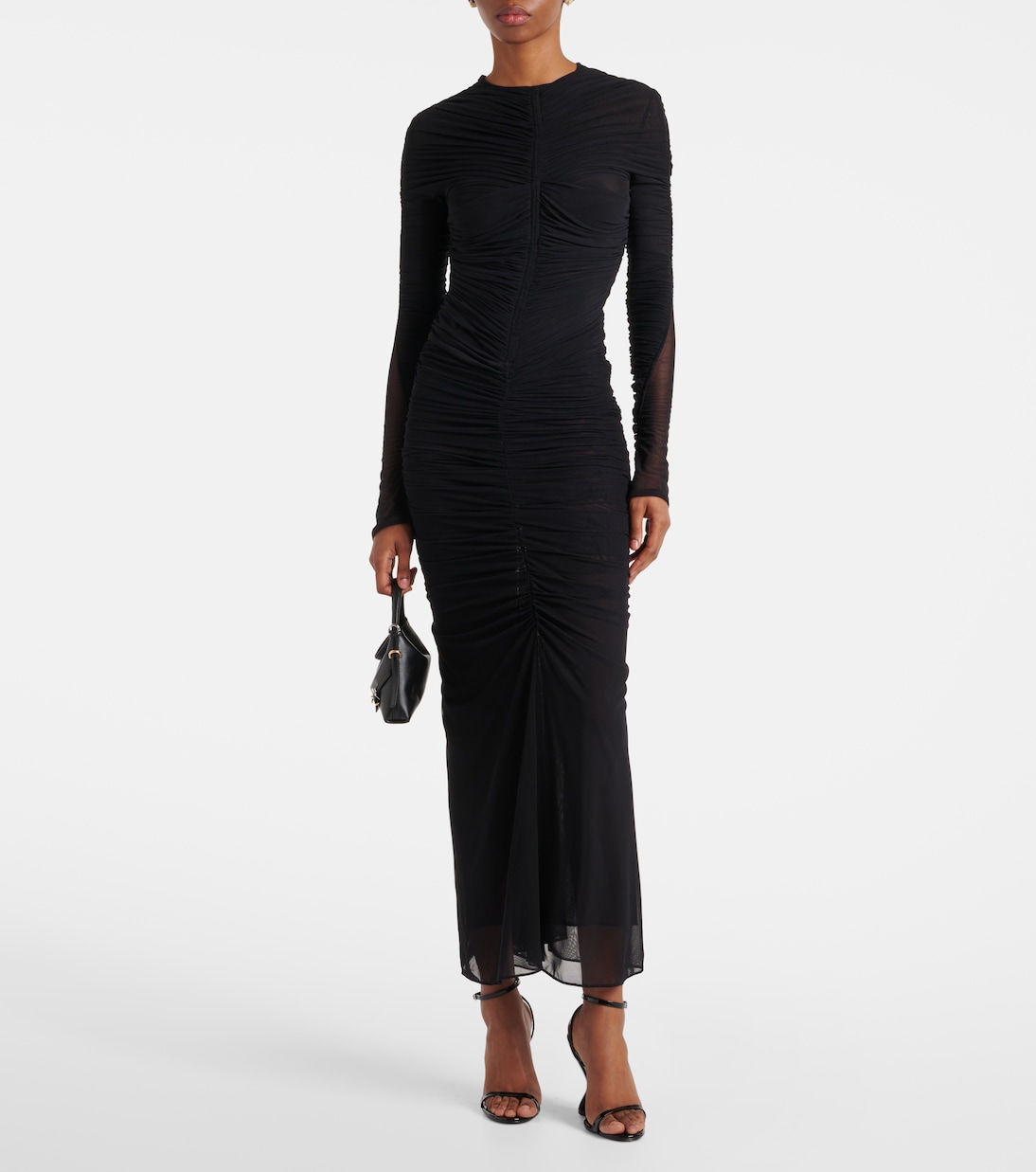 Ruched maxi skirt | Mugler