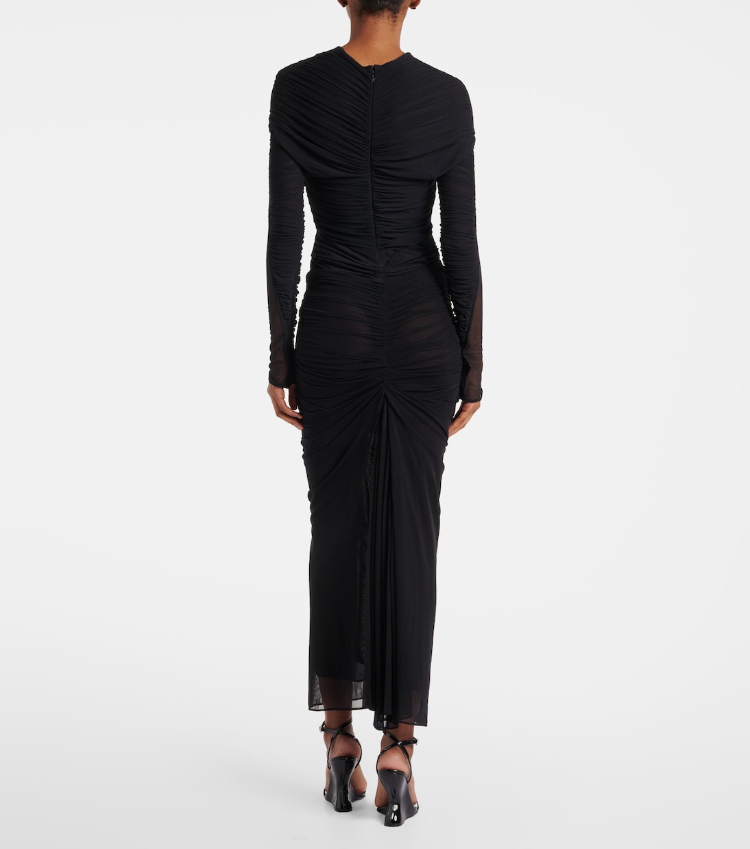 Ruched maxi skirt | Mugler