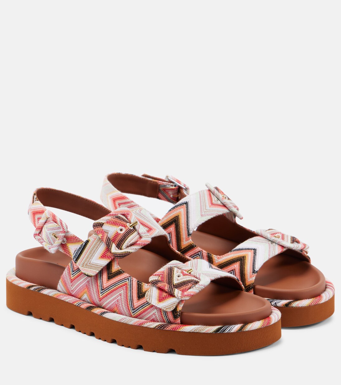 Sandalen Mia aus Häkelstrick | Missoni