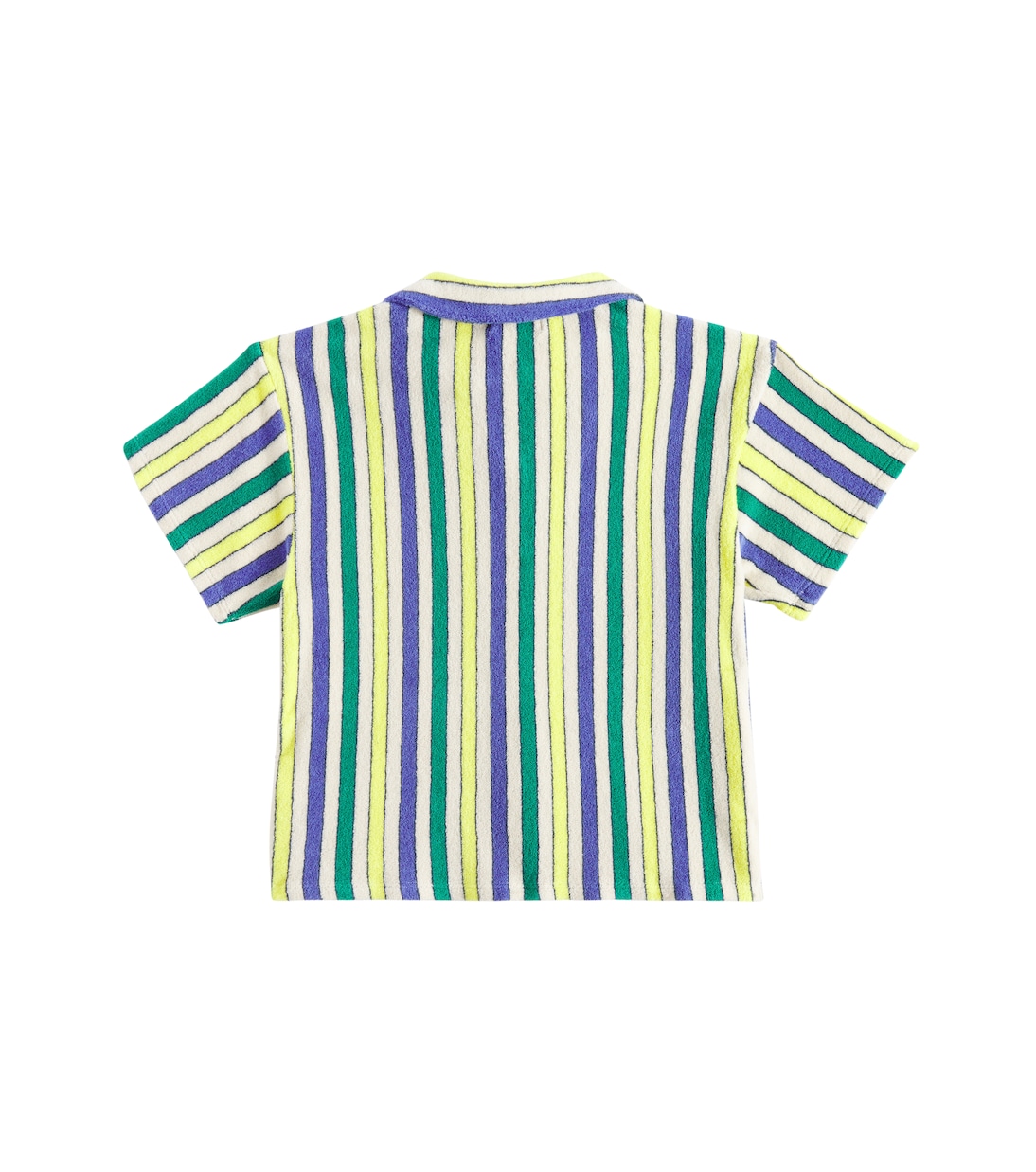 Striped cotton terry shirt | Bobo Choses