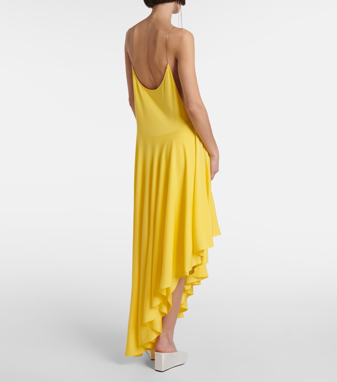 Vestido lencero asimétrico de jersey | Alaïa