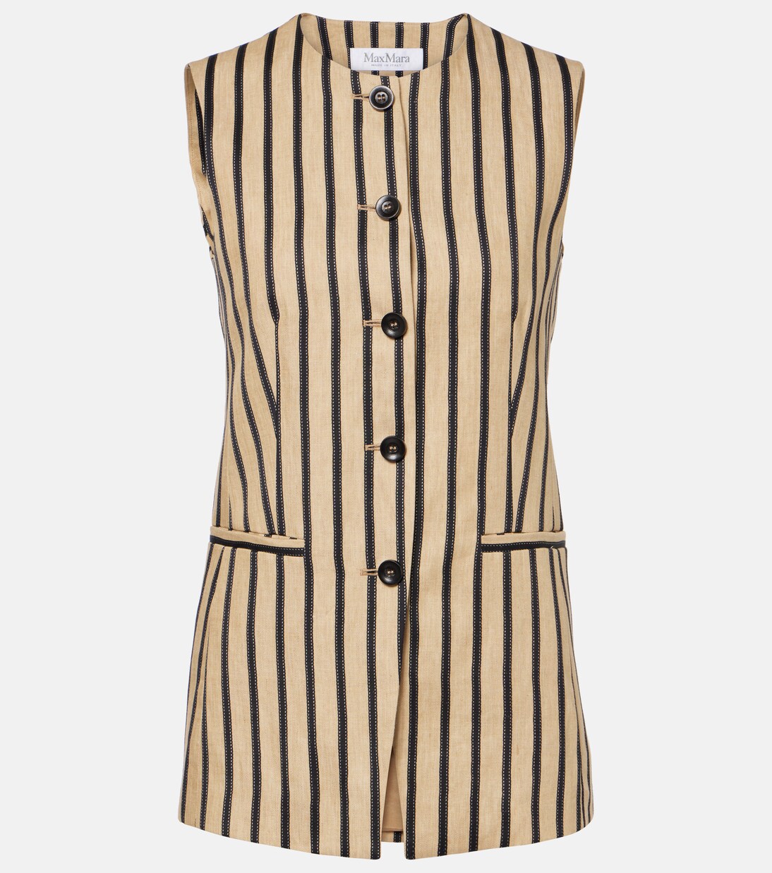 Weste Rodeo aus einem Leinengemisch | Max Mara