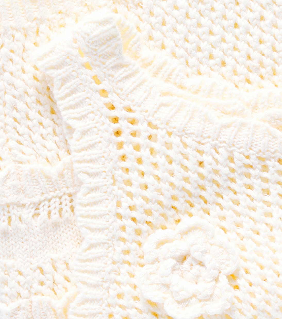 Raya floral-appliqué cotton vest | Louise Misha