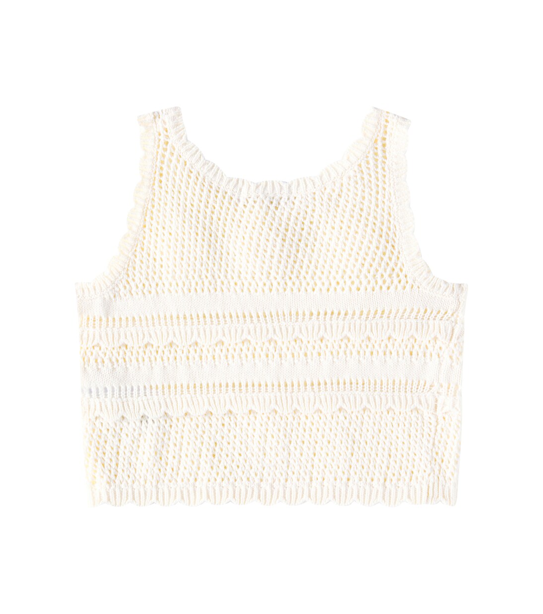 Raya floral-appliqué cotton vest | Louise Misha