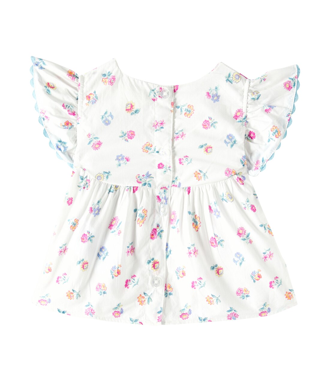 Baby Armande floral cotton poplin top | Louise Misha