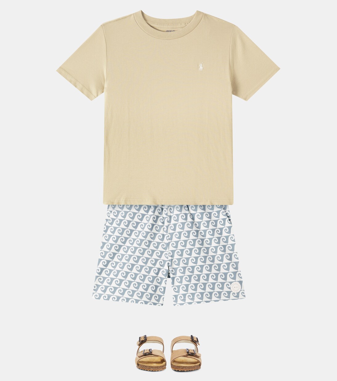 Printed swim trunks | Rylee + Cru