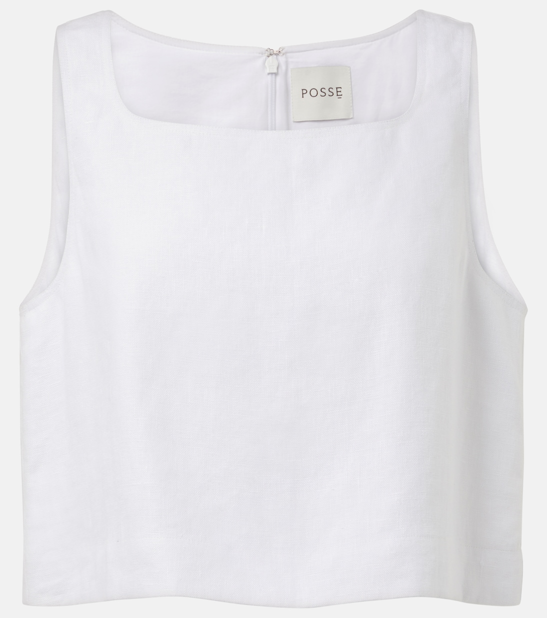 Val linen crop top | Posse