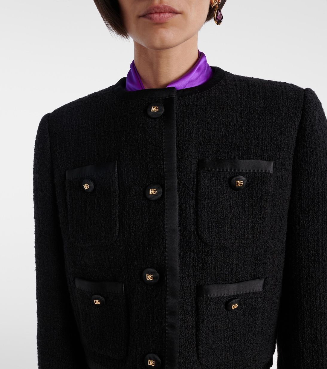 DG cotton-blend jacket | Dolce&Gabbana