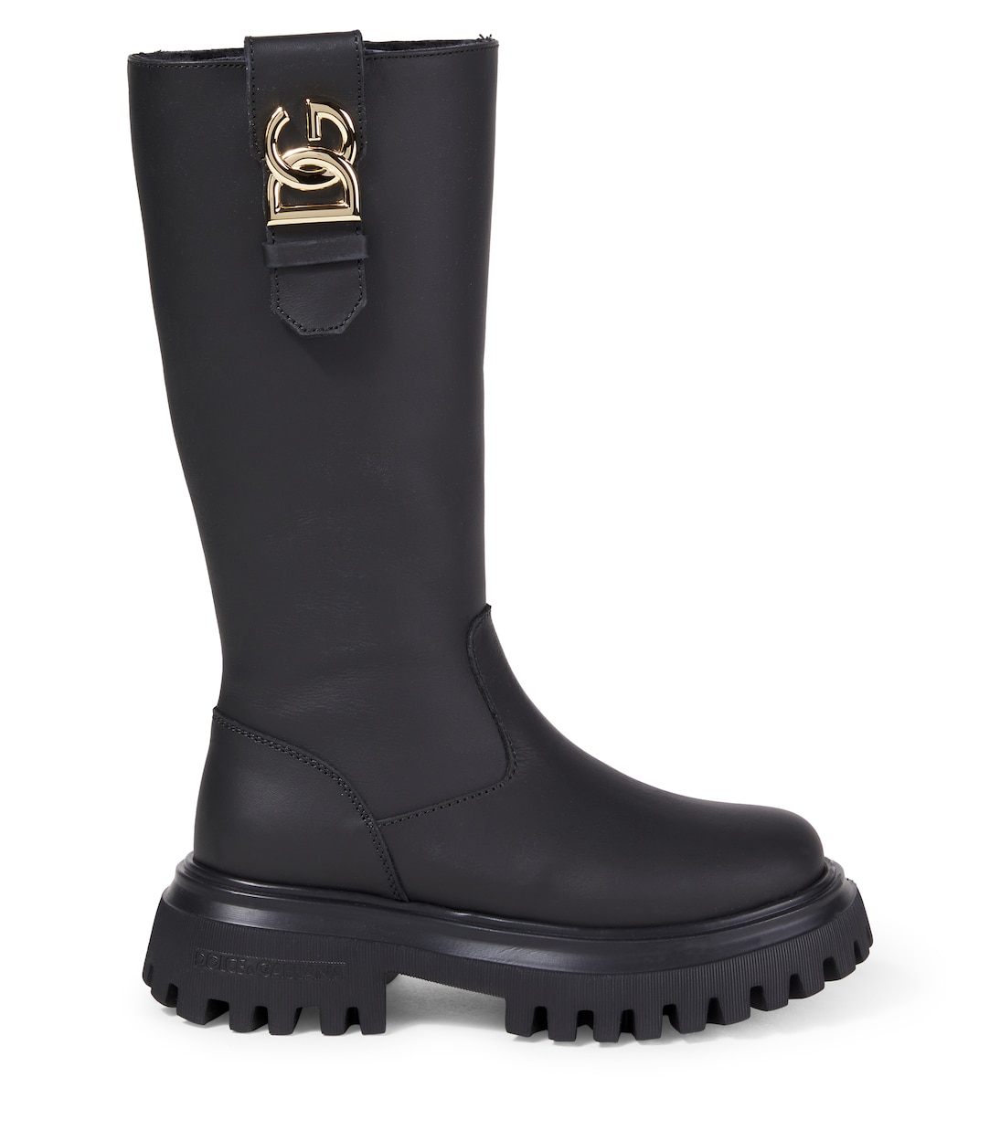 DG leather boots | Dolce&Gabbana Kids