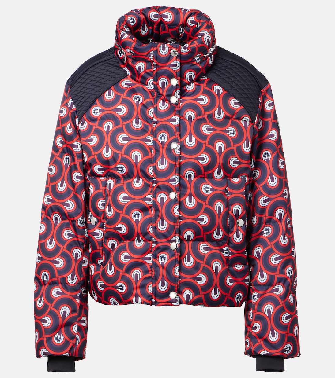 Tatum printed quilted ski jacket | Fusalp