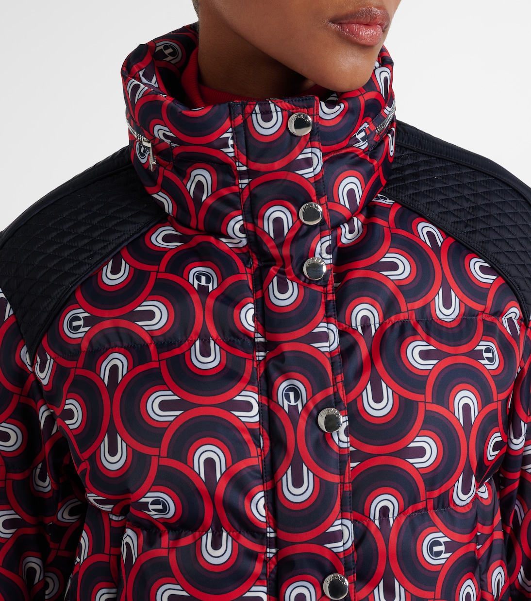 Tatum printed quilted ski jacket | Fusalp