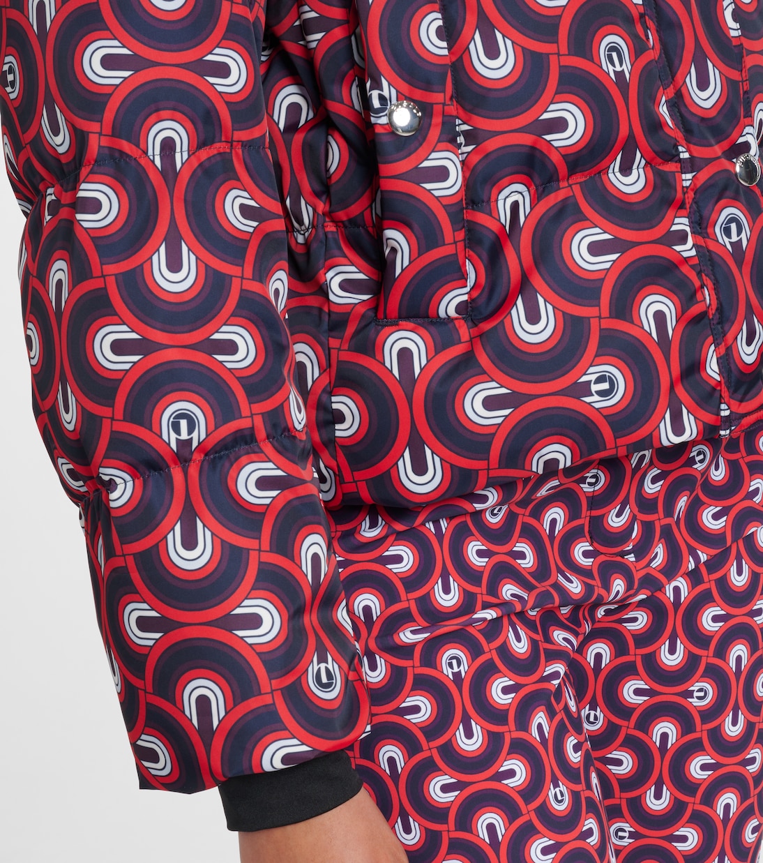 Tatum printed quilted ski jacket | Fusalp