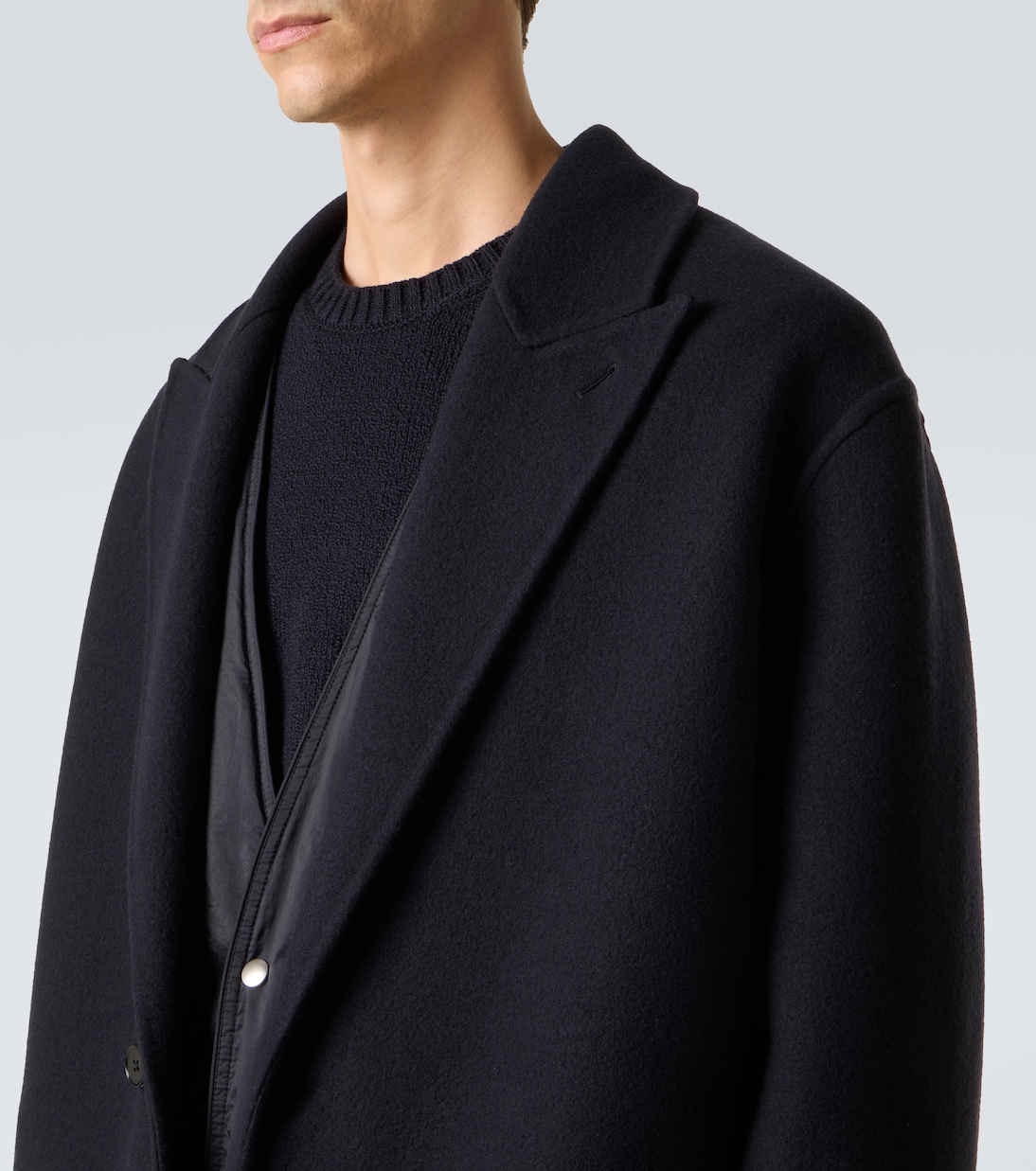 + Jil Sander virgin wool coat | Moncler Genius