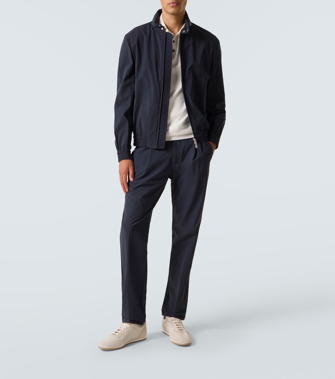 Mid-rise tapered pants | Herno