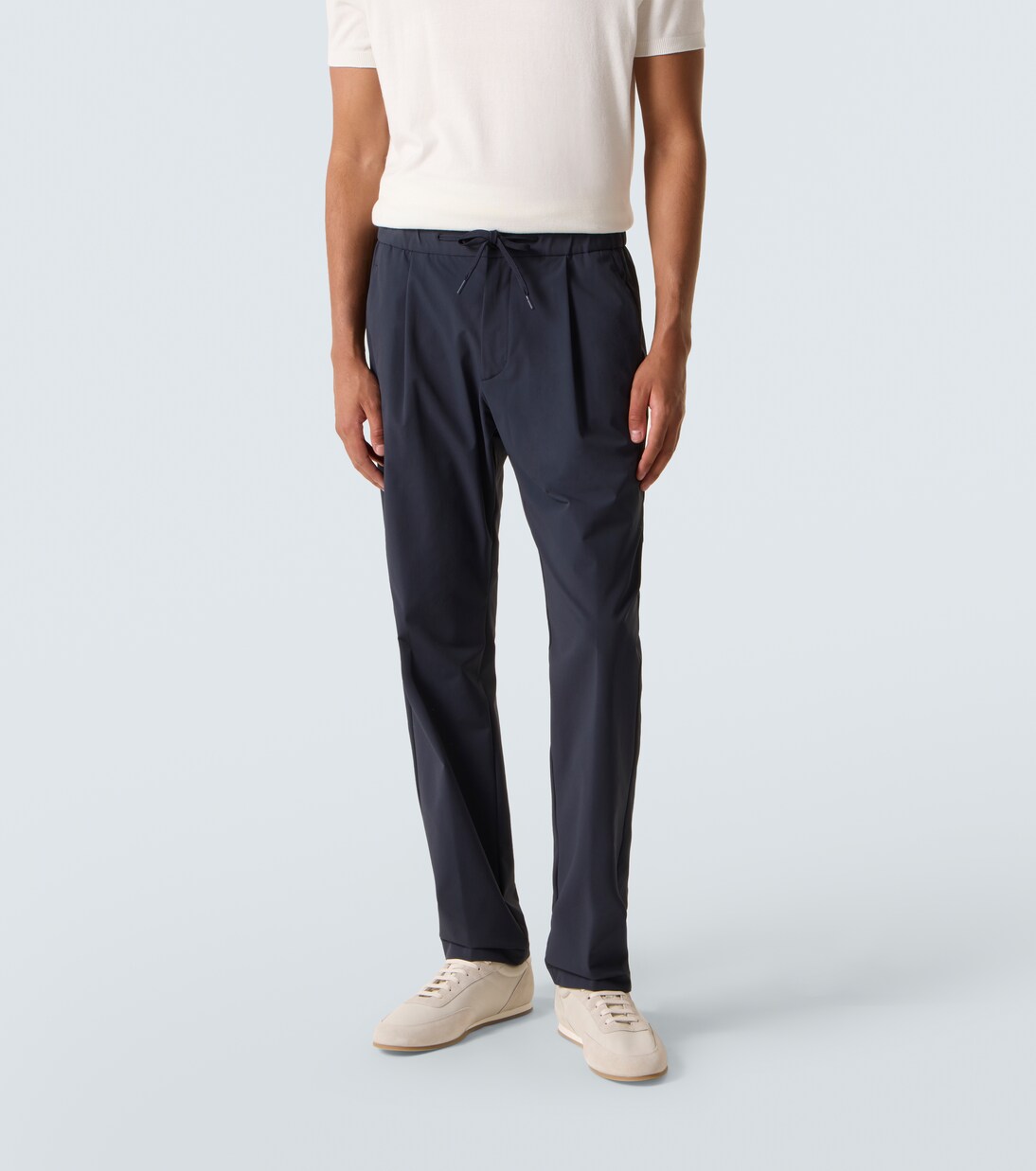 Mid-rise tapered pants | Herno