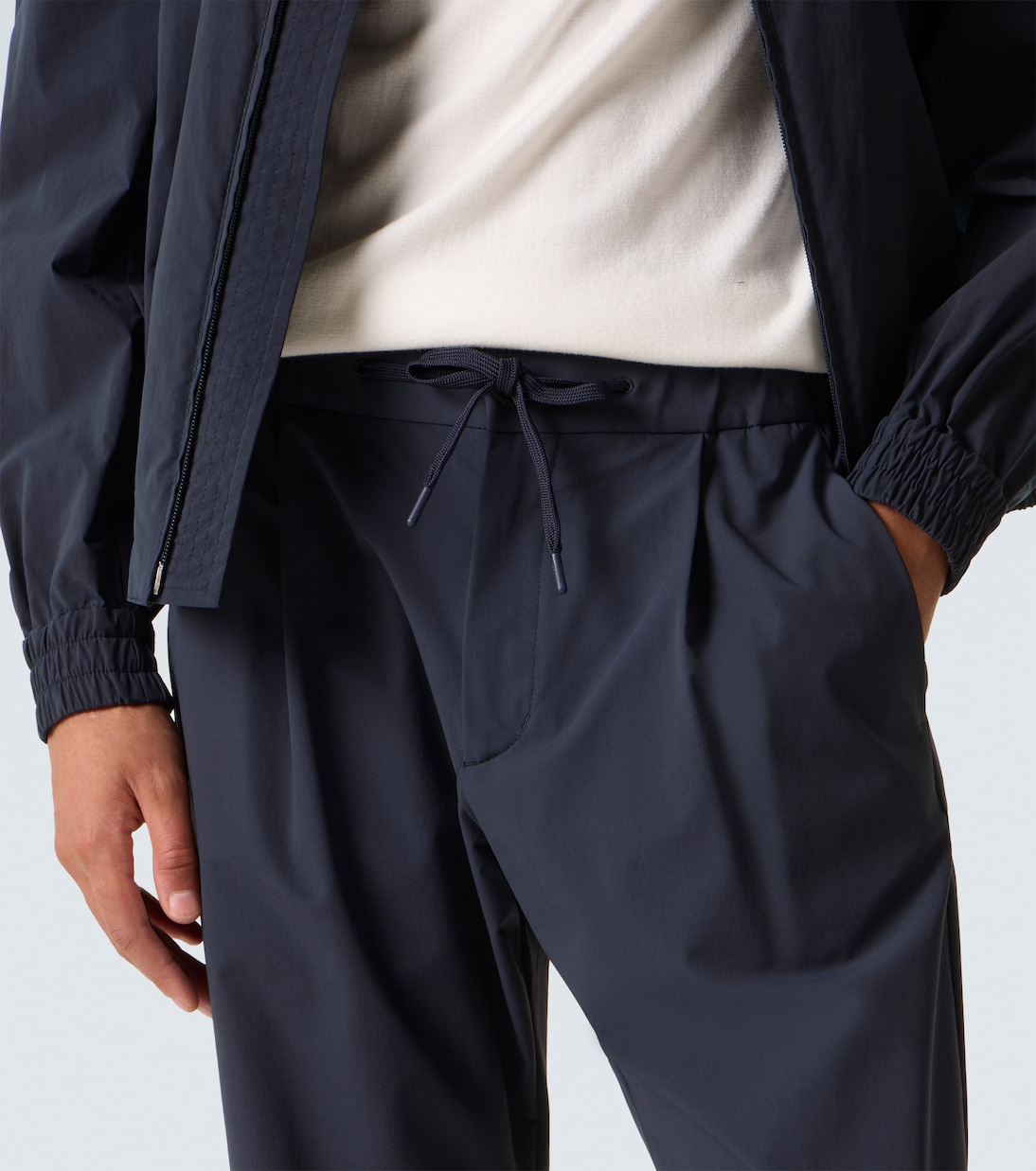 Mid-rise tapered pants | Herno