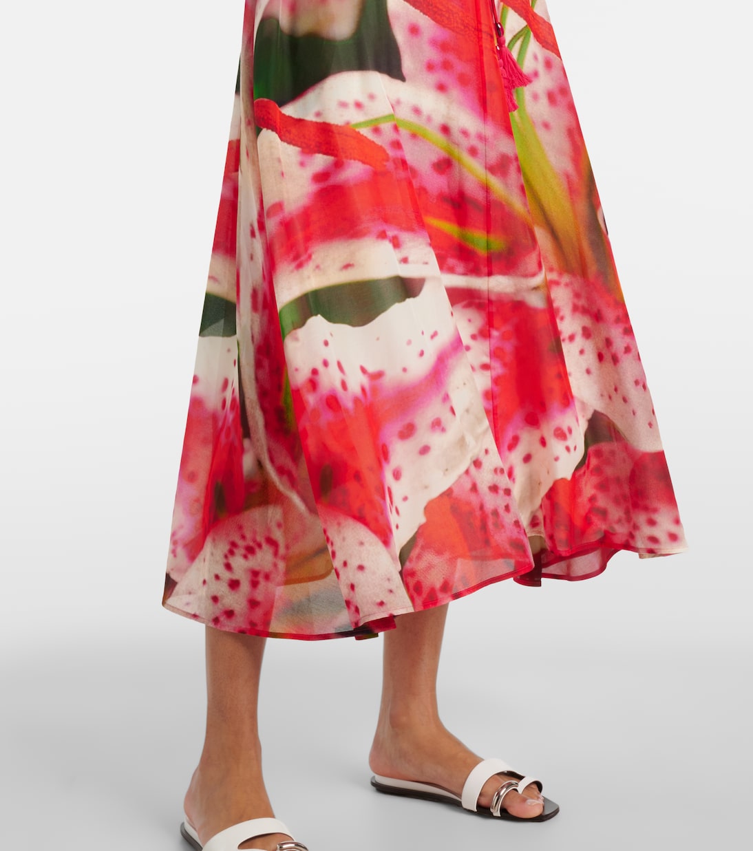 Hemdblusenkleid aus Seide und Baumwolle | Tory Burch