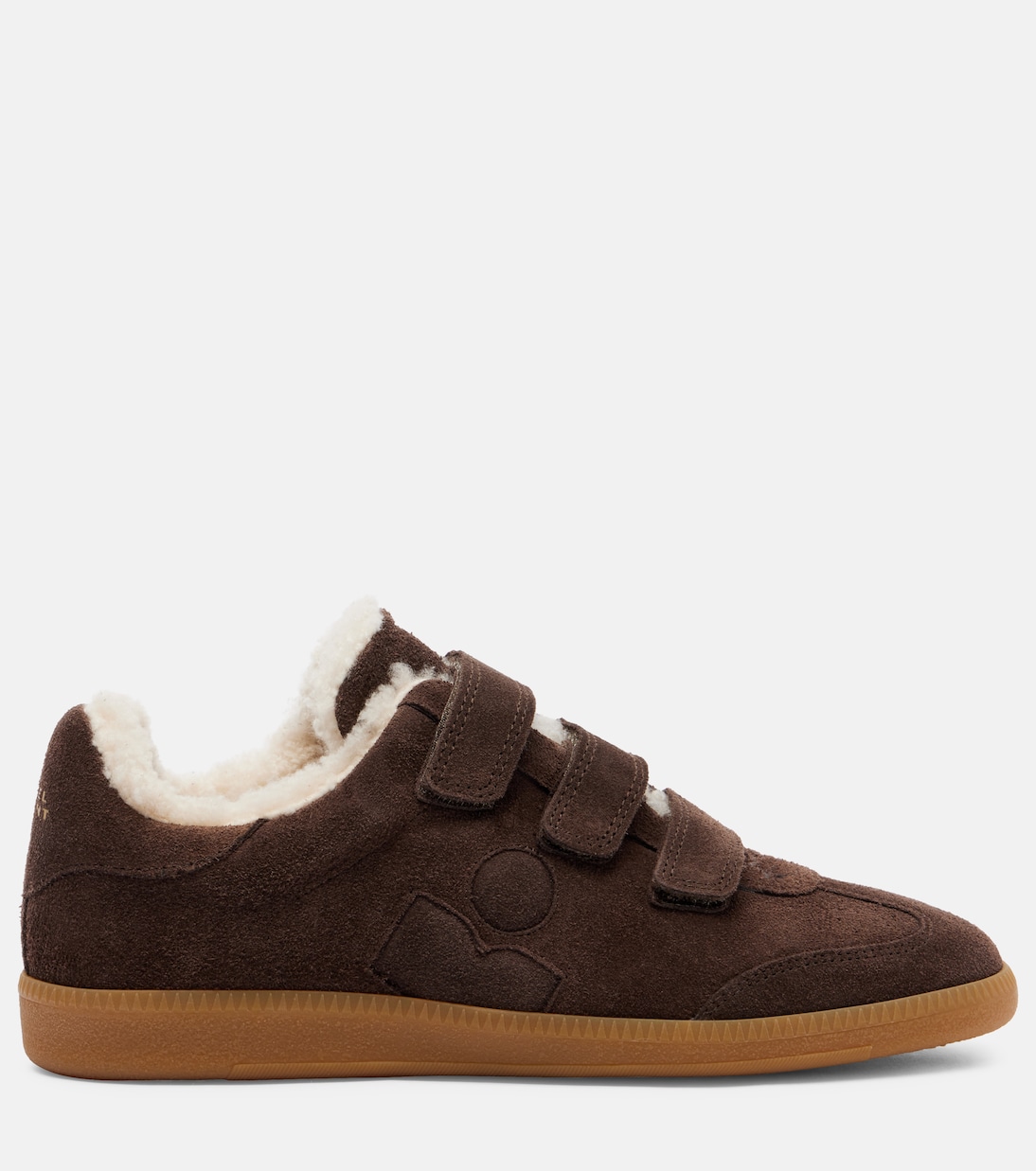 Beth shearling-trimmed suede sneakers | Isabel Marant