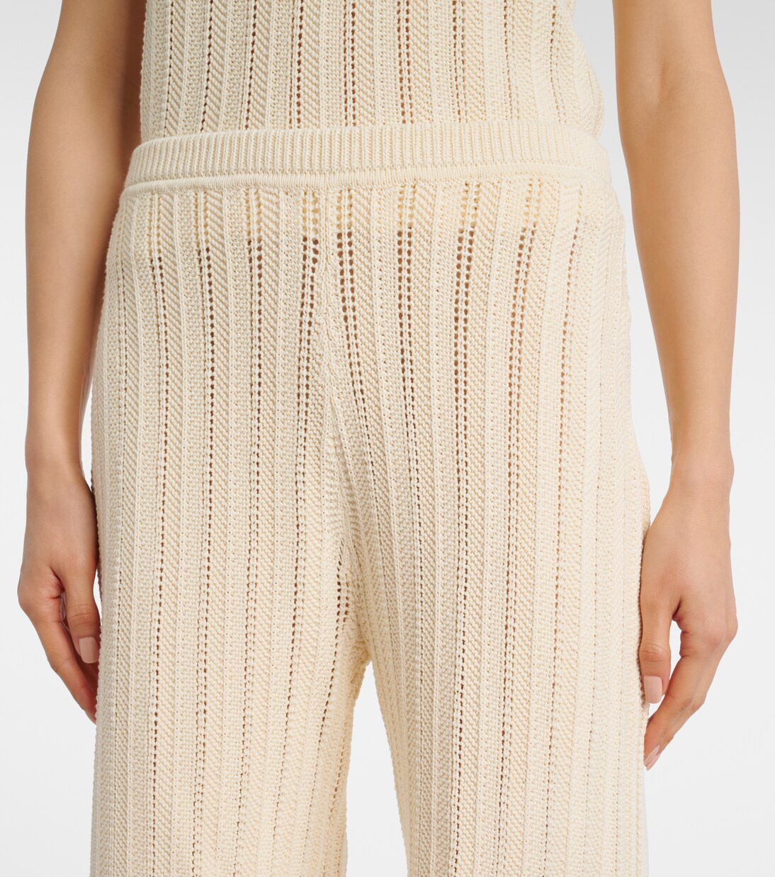 Pantalon évasé Petey en coton | Altuzarra