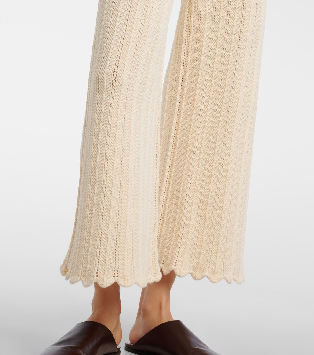 Pantalon évasé Petey en coton | Altuzarra