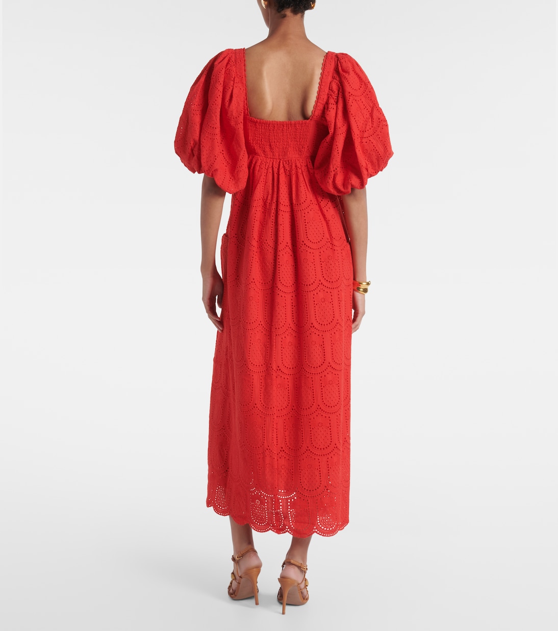 Midikleid Red Pineapple aus Baumwolle | Farm Rio