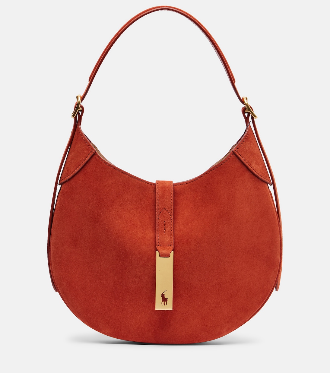 Sac Polo Id Medium en daim | Polo Ralph Lauren