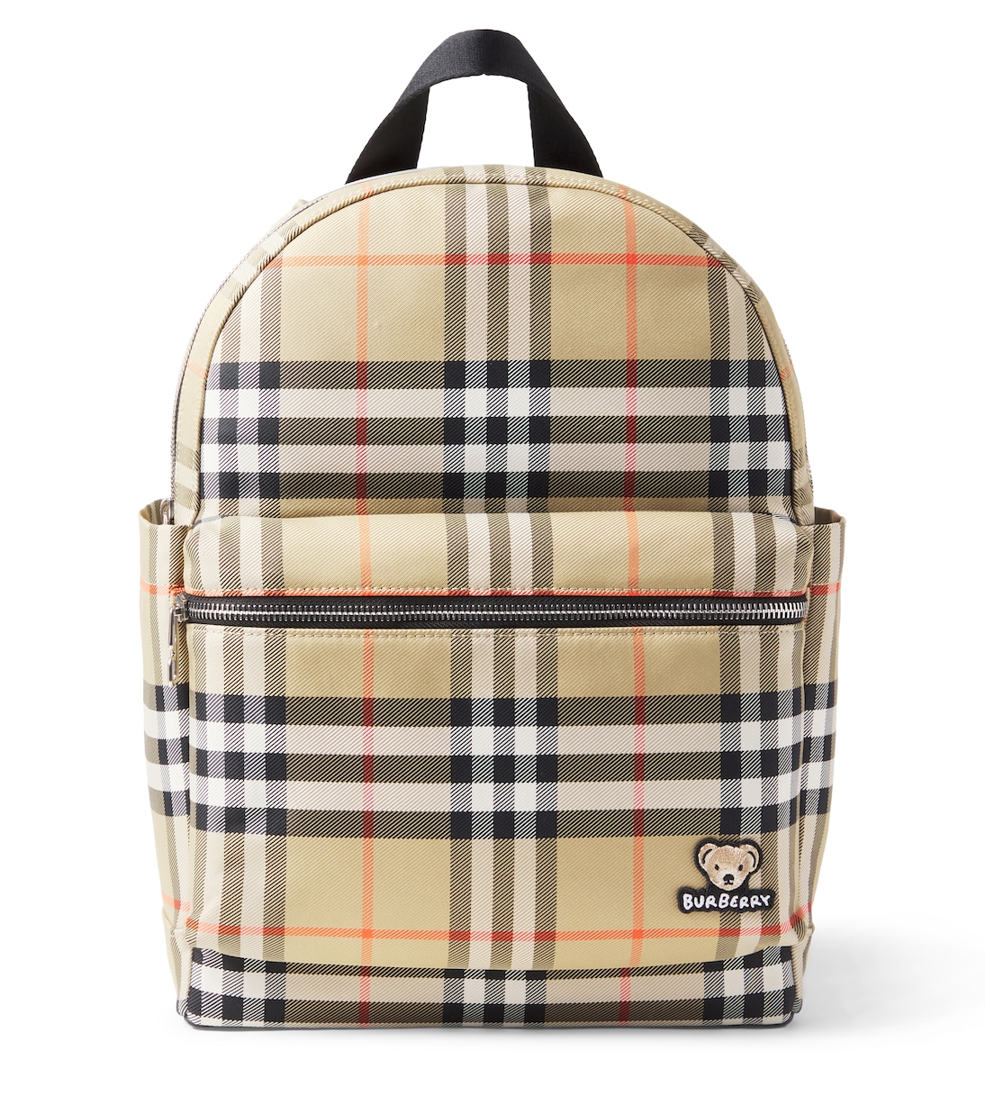 Burberry Check leather-trimmed backpack | Burberry Kids