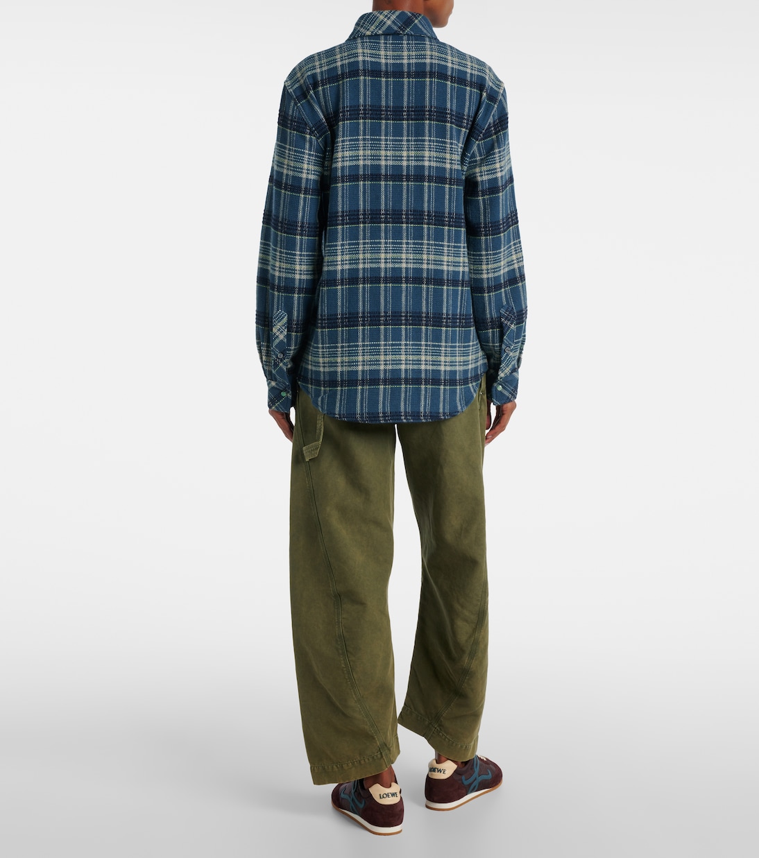 Checked cashmere shirt | God's True Cashmere